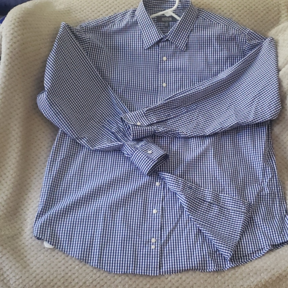 Men's Kenneth Cole Reaction L/S navy check